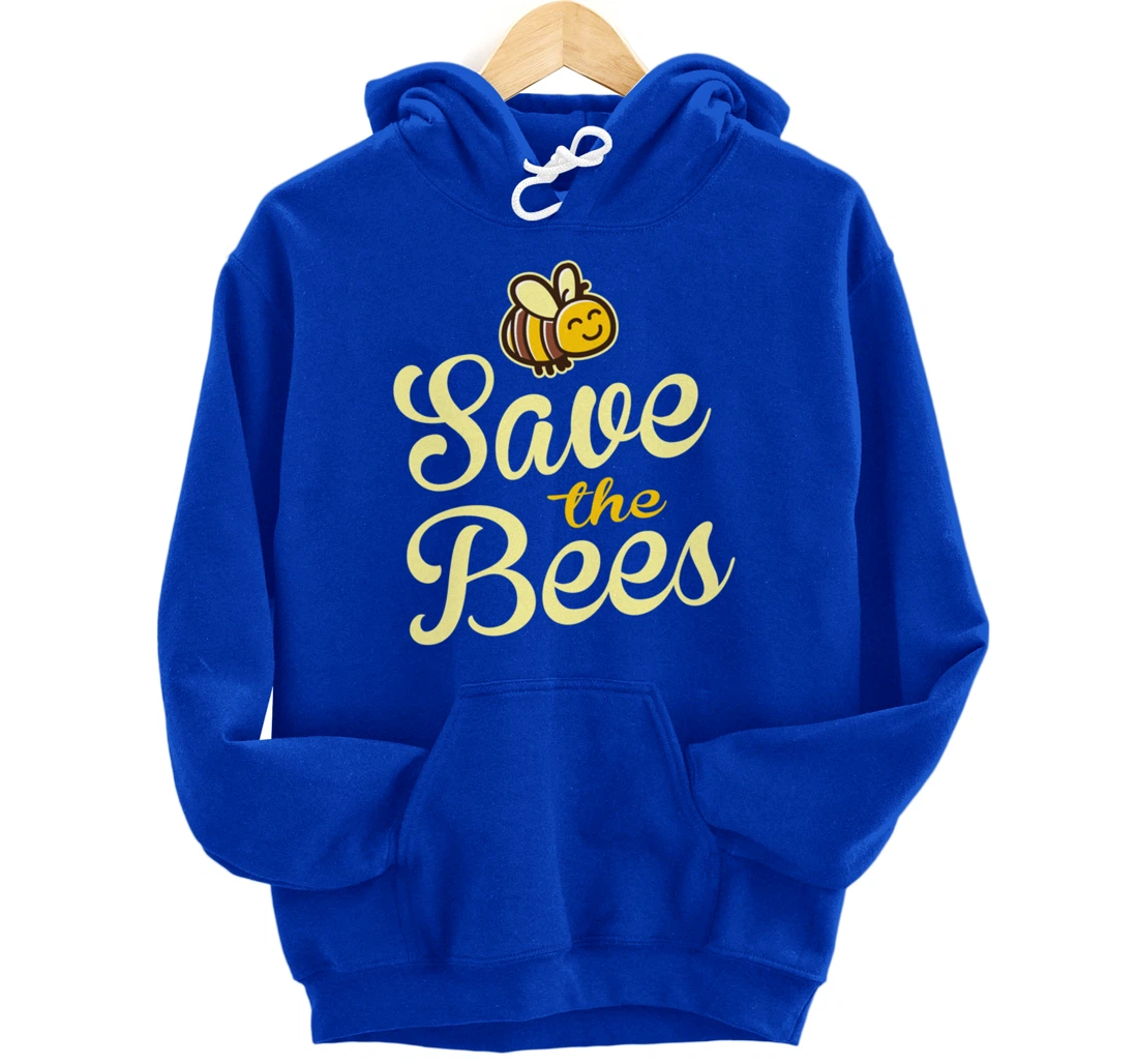 Save The Bees Bumble Bee Nature Pullover Hoodie