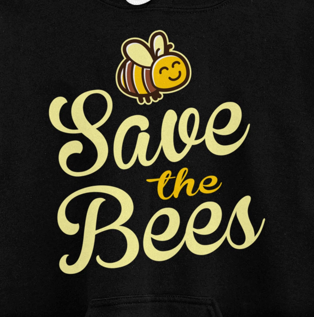 Save The Bees Bumble Bee Nature Pullover Hoodie