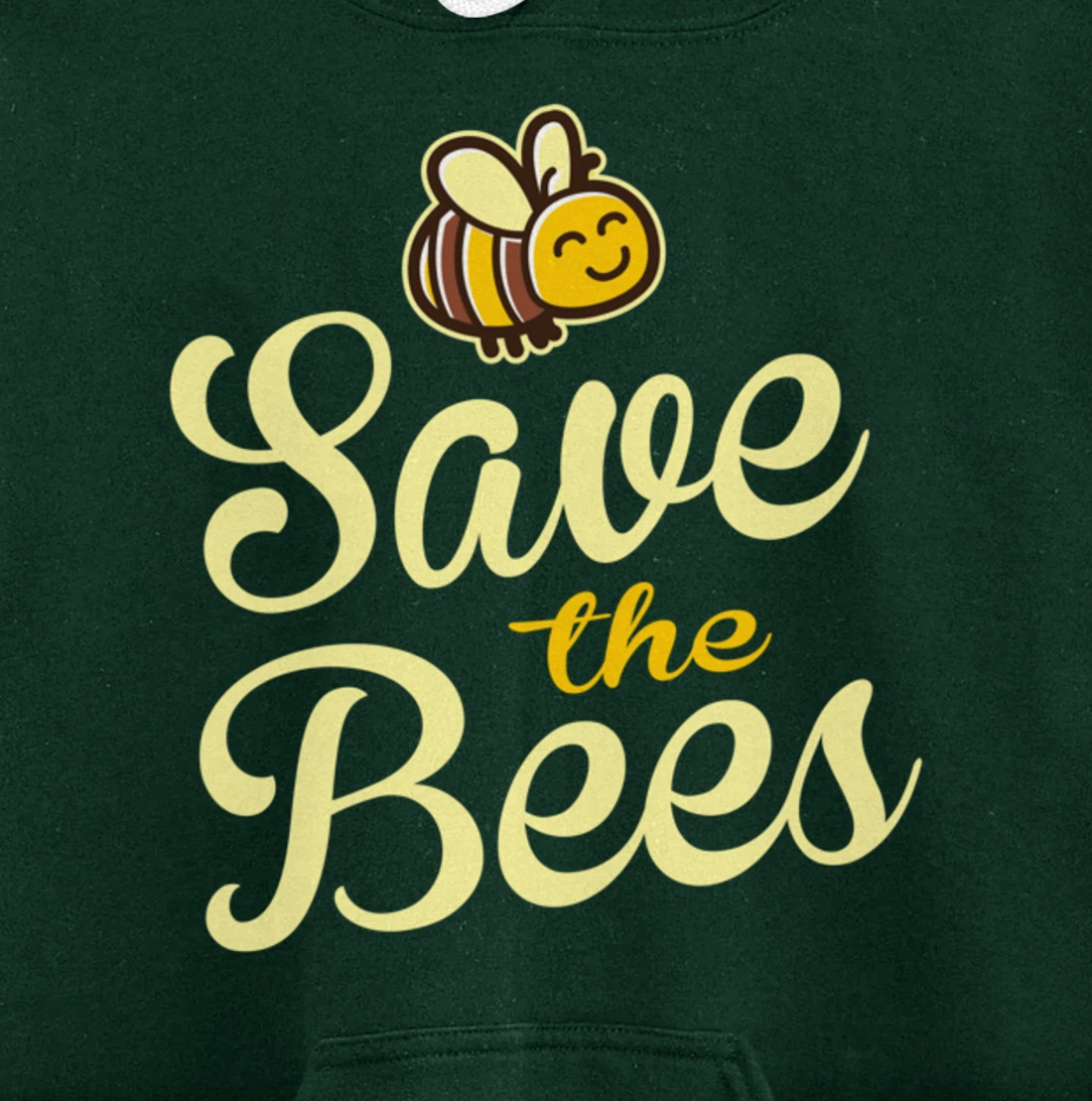 Save The Bees Bumble Bee Nature Pullover Hoodie