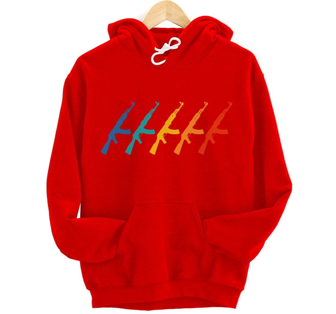 Soviet Kalashnikov AK-47 Retro CCCP Pullover Hoodie