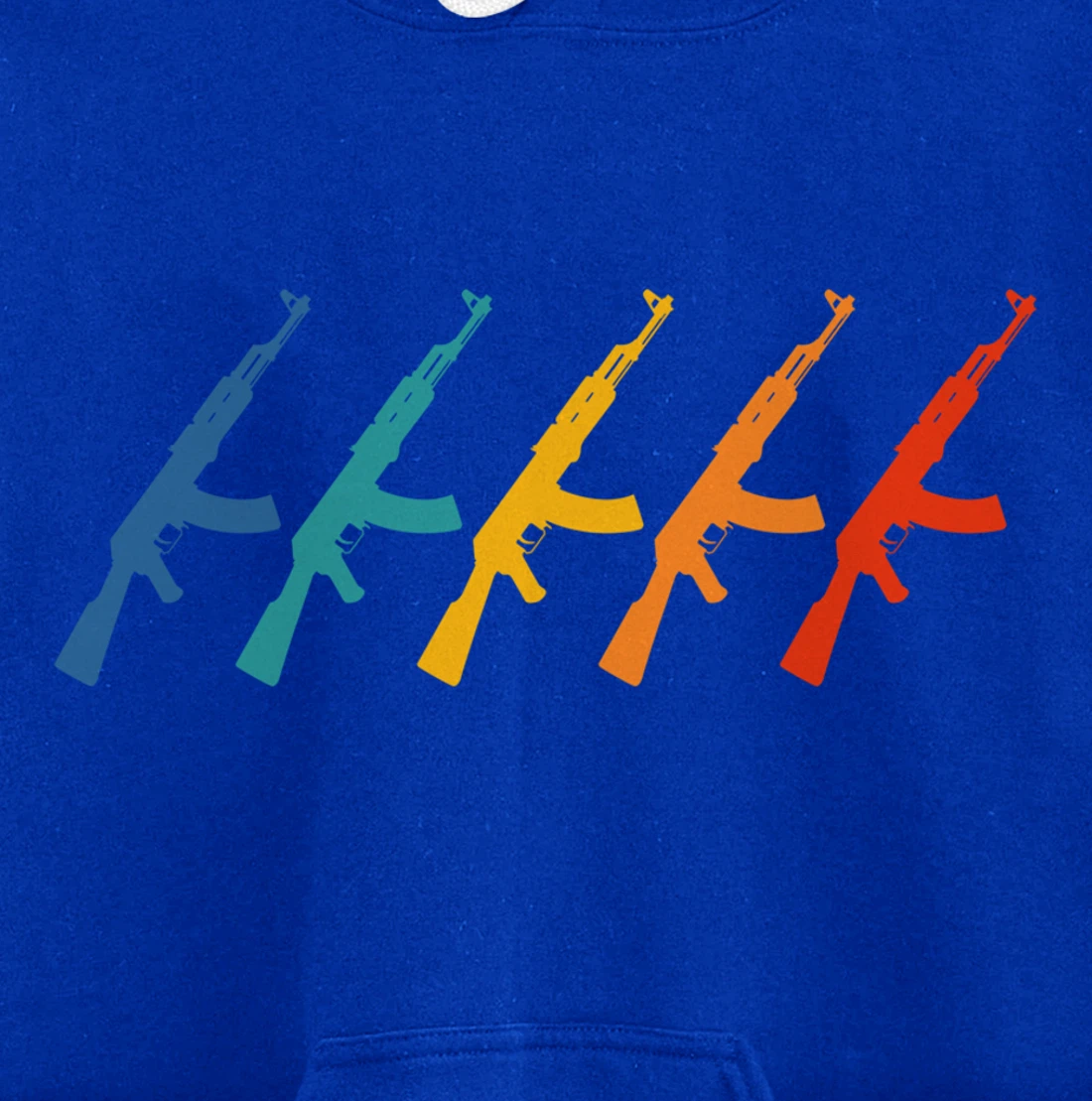 Soviet Kalashnikov AK-47 Retro CCCP Pullover Hoodie