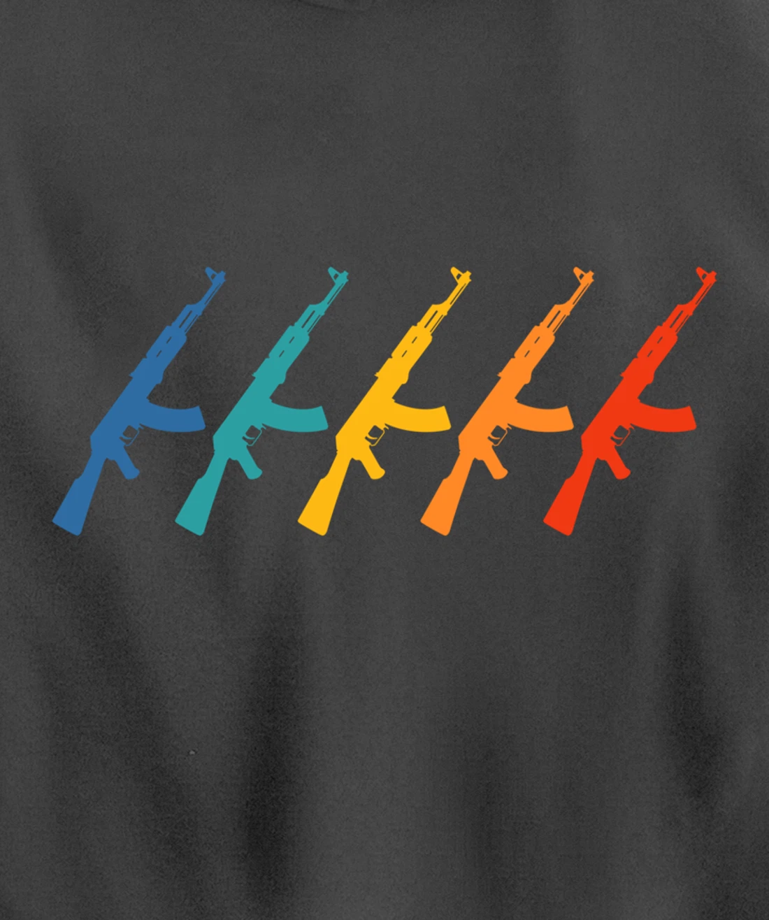 Soviet Kalashnikov AK-47 Retro CCCP Pullover Hoodie