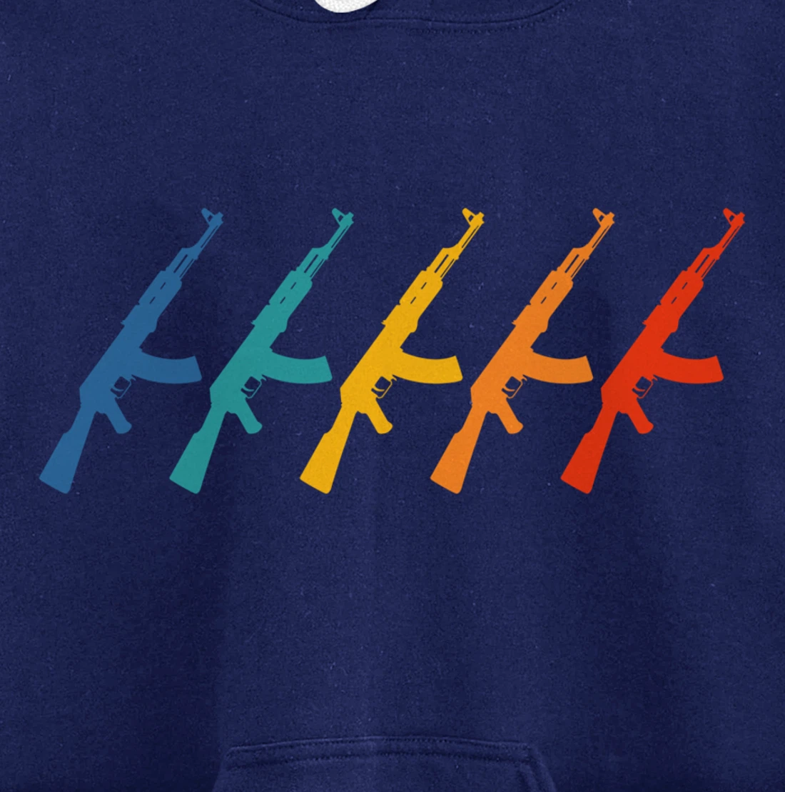 Soviet Kalashnikov AK-47 Retro CCCP Pullover Hoodie