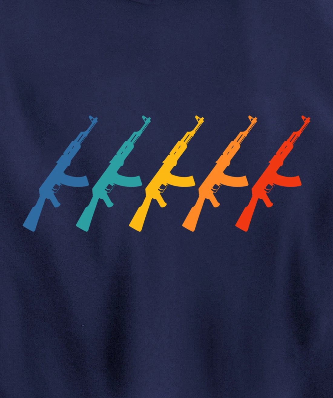 Soviet Kalashnikov AK-47 Retro CCCP Pullover Hoodie