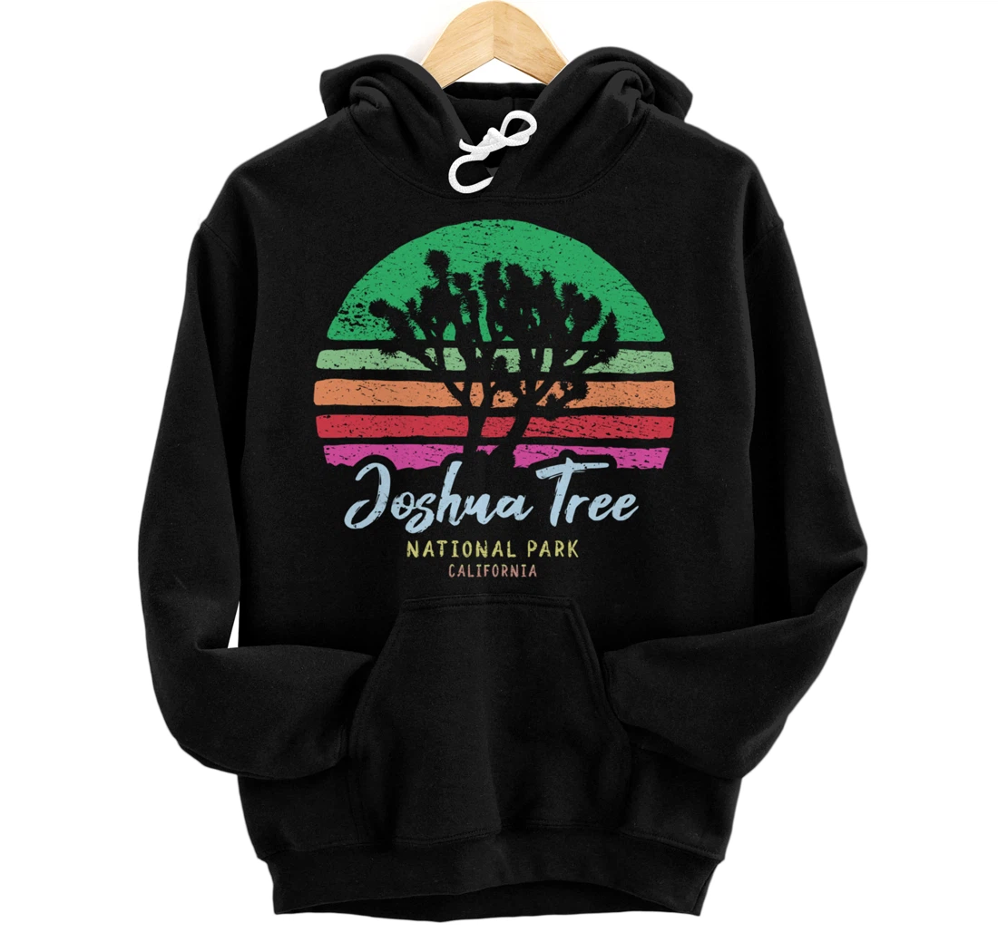 Vintage Joshua Tree National Park Retro Nature Lover Pullover Hoodie