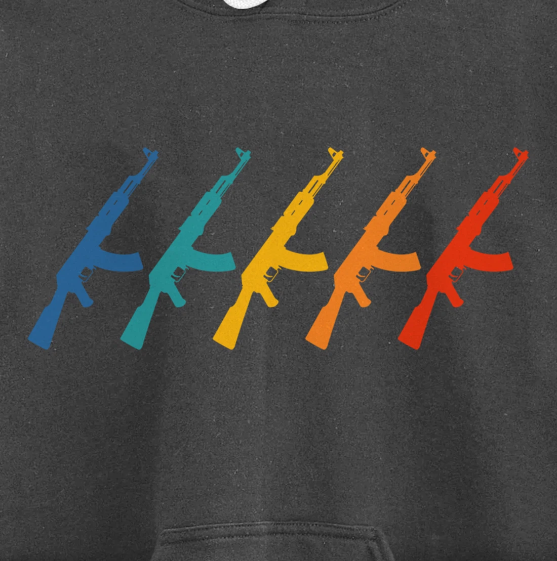 Soviet Kalashnikov AK-47 Retro CCCP Pullover Hoodie