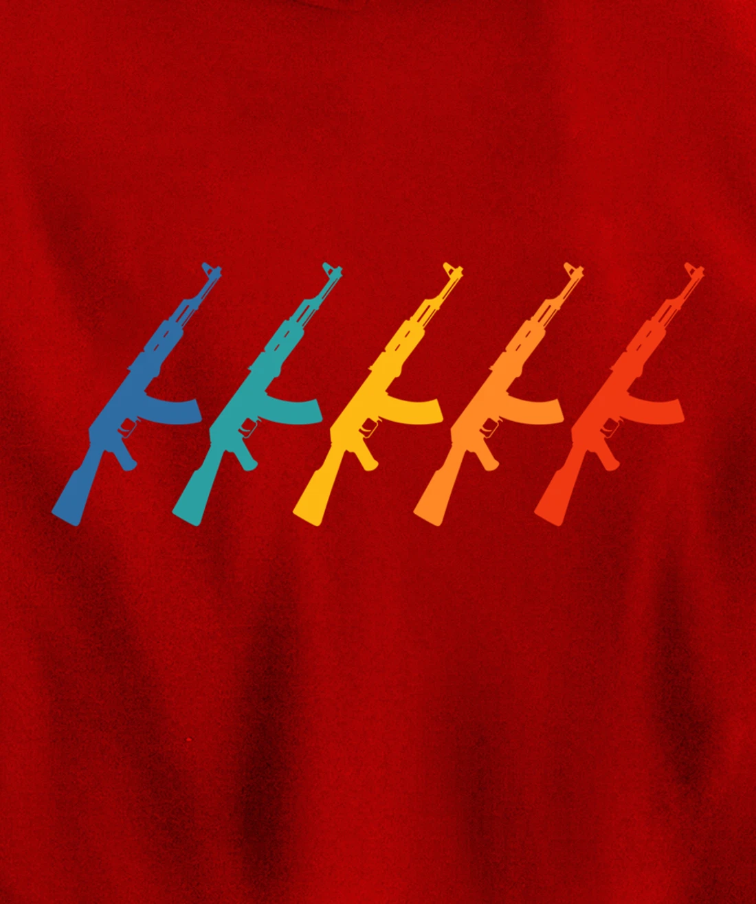 Soviet Kalashnikov AK-47 Retro CCCP Pullover Hoodie