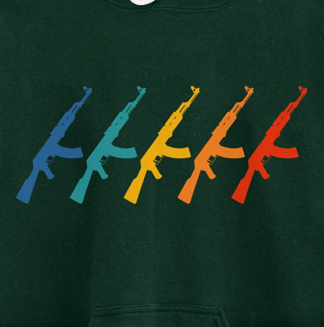 Soviet Kalashnikov AK-47 Retro CCCP Pullover Hoodie