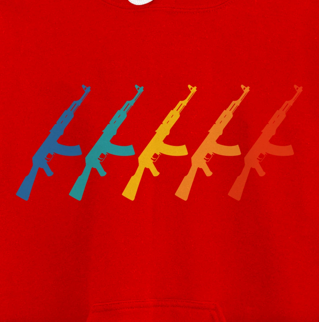 Soviet Kalashnikov AK-47 Retro CCCP Pullover Hoodie