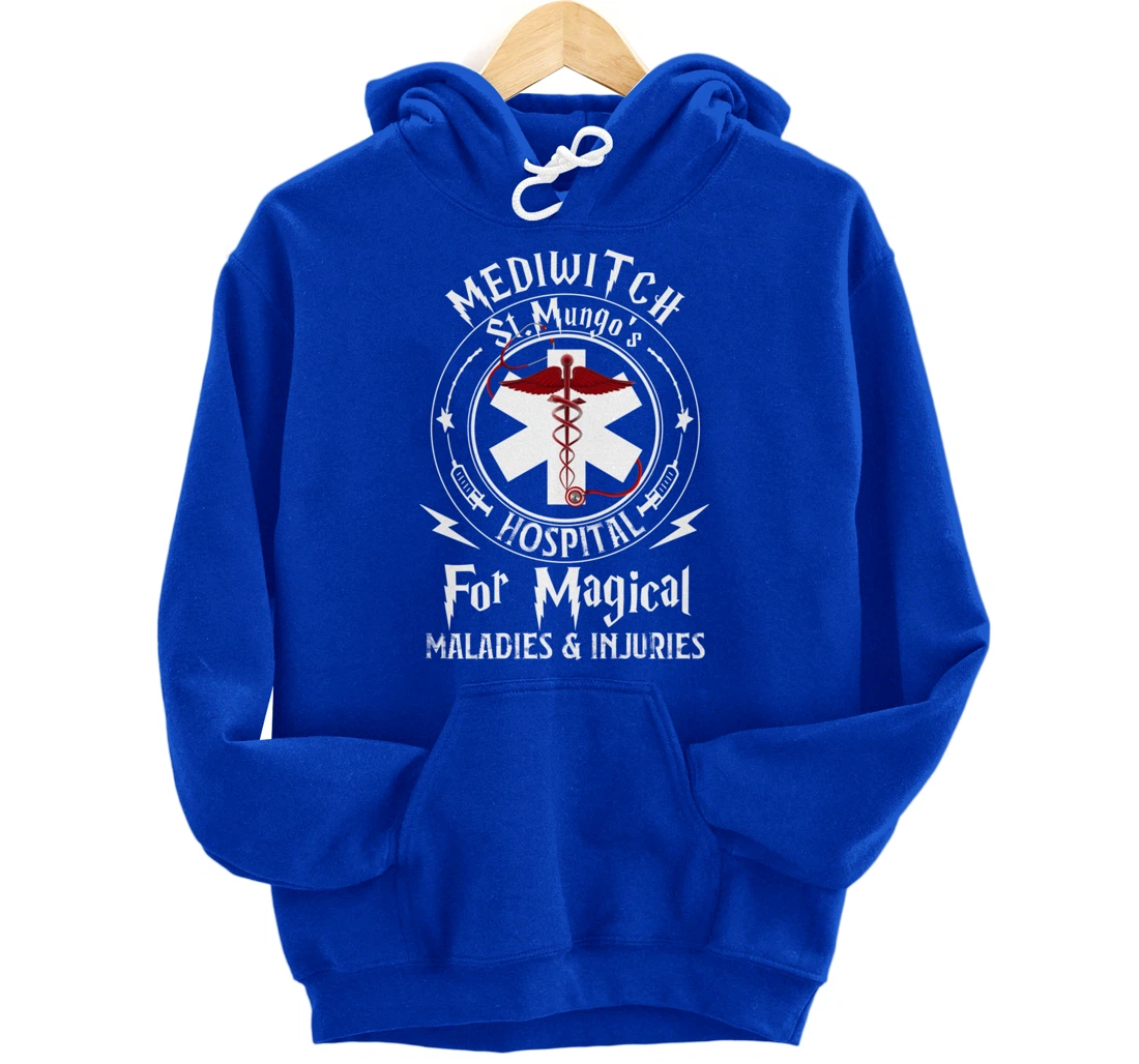 Mediwitch Hospital For Maladies And Injuries Nurse Gift Pullover Hoodie