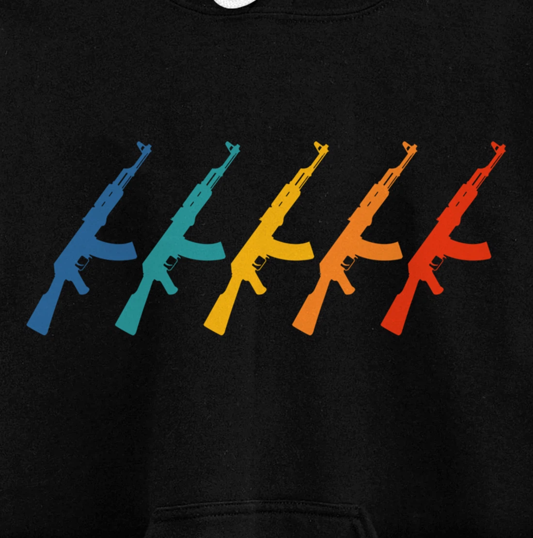 Soviet Kalashnikov AK-47 Retro CCCP Pullover Hoodie