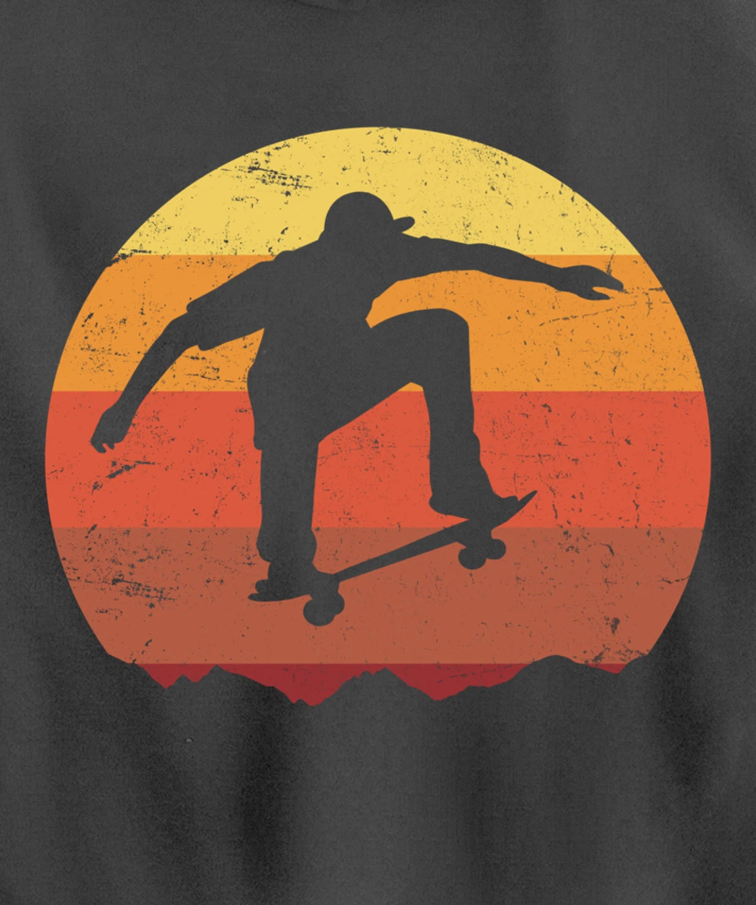 Skateboard Skateboarding Gift for Skateboarders Pullover Hoodie