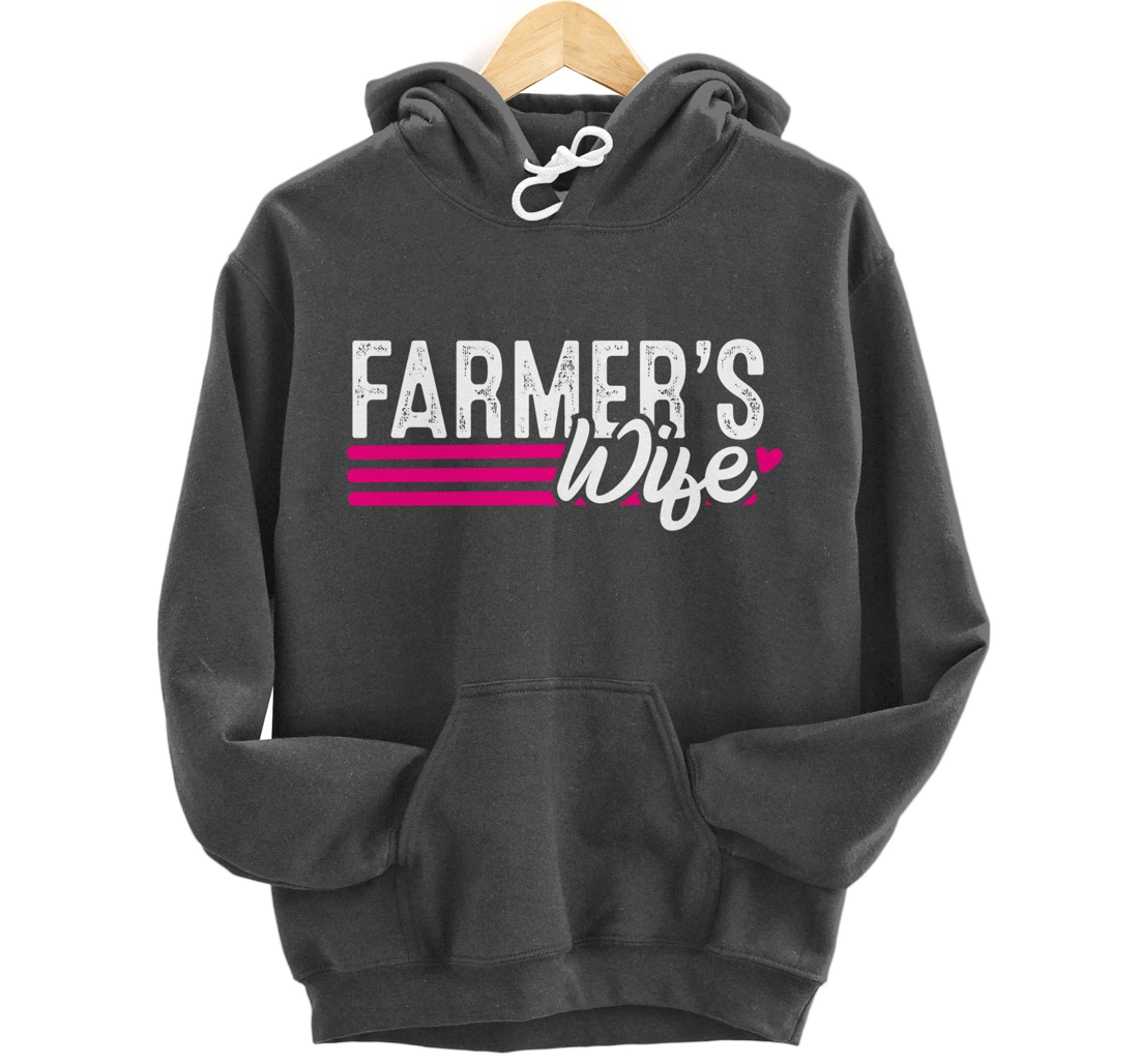 Farmer's Wife Farmer Farming Gift Pullover Hoodie