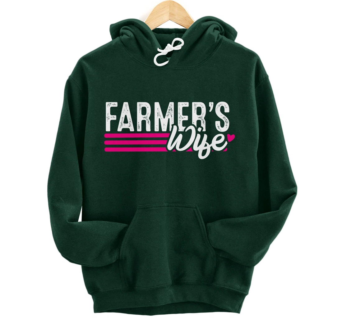 Farmer's Wife Farmer Farming Gift Pullover Hoodie