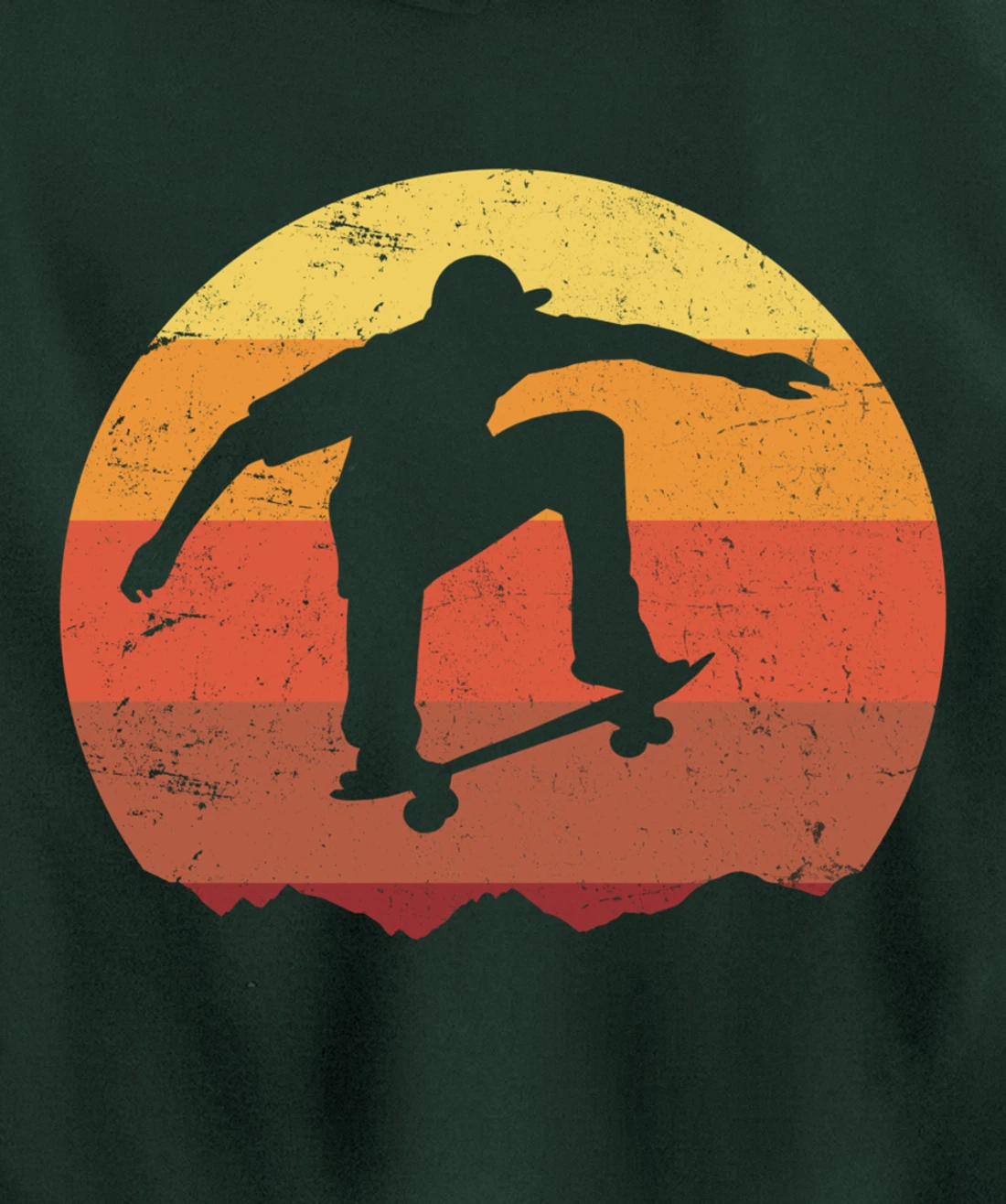 Skateboard Skateboarding Gift for Skateboarders Pullover Hoodie