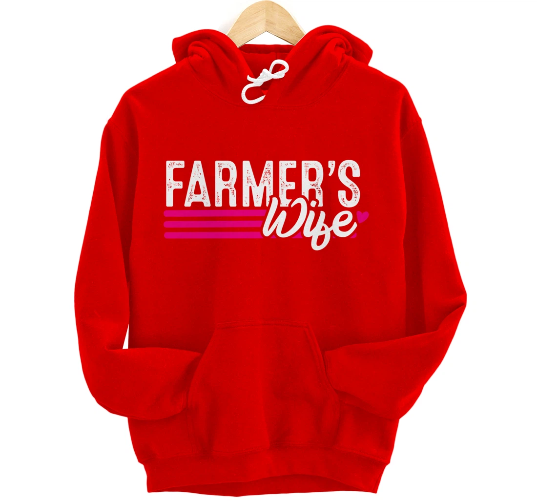 Farmer's Wife Farmer Farming Gift Pullover Hoodie