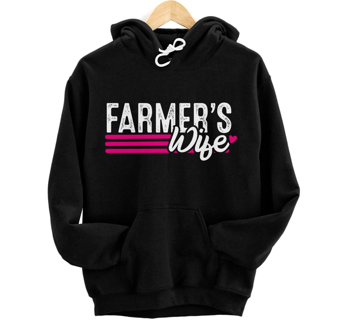 Farmer's Wife Farmer Farming Gift Pullover Hoodie