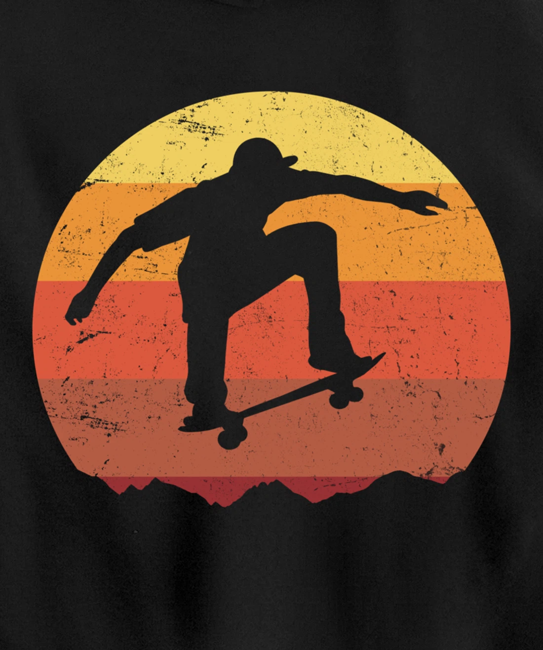 Skateboard Skateboarding Gift for Skateboarders Pullover Hoodie