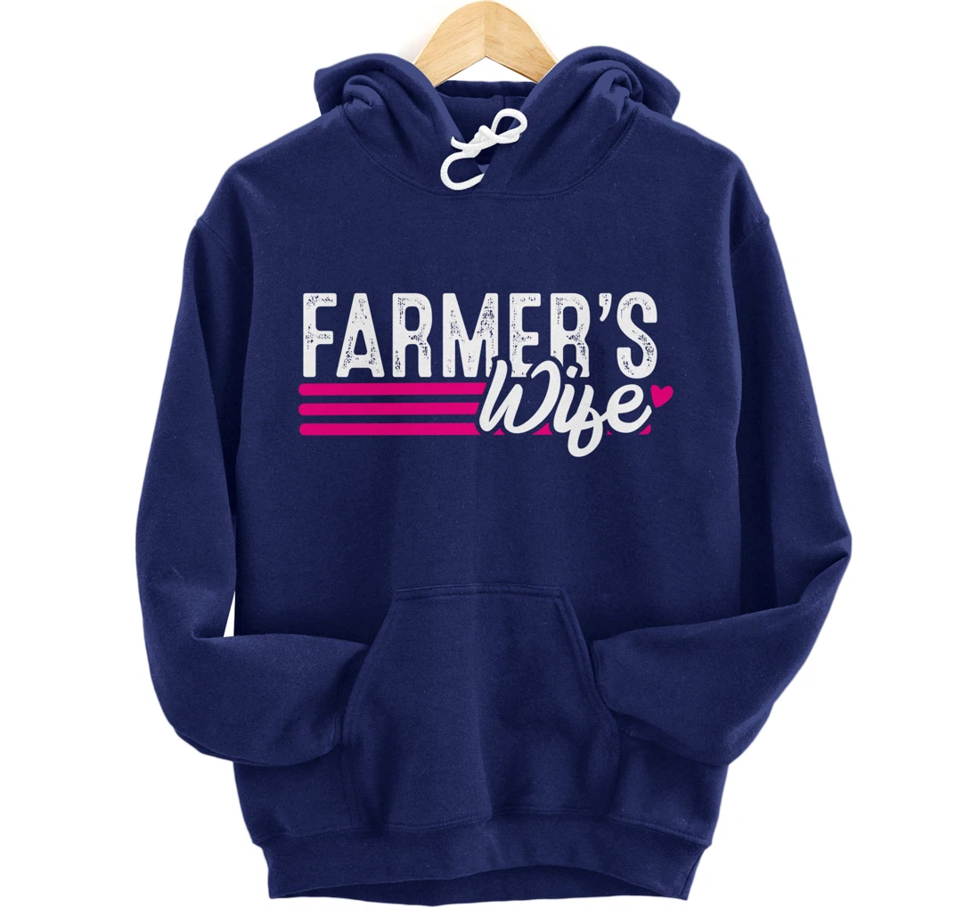 Farmer's Wife Farmer Farming Gift Pullover Hoodie