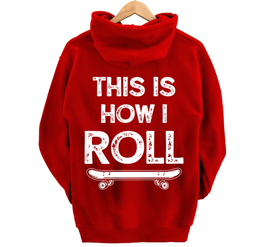 Skateboard Skateboarding Gift for Skateboarders Pullover Hoodie