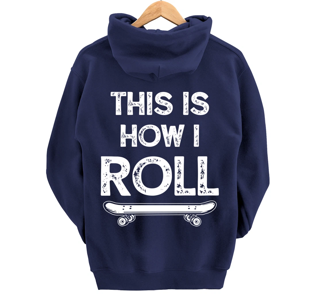 Skateboard Skateboarding Gift for Skateboarders Pullover Hoodie