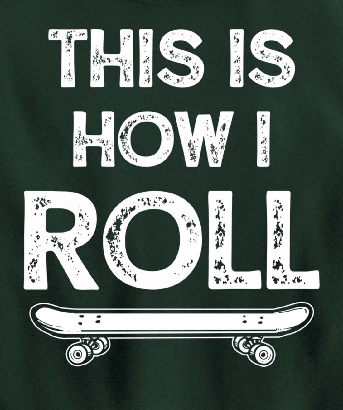 Skateboard Skateboarding Gift for Skateboarders Pullover Hoodie