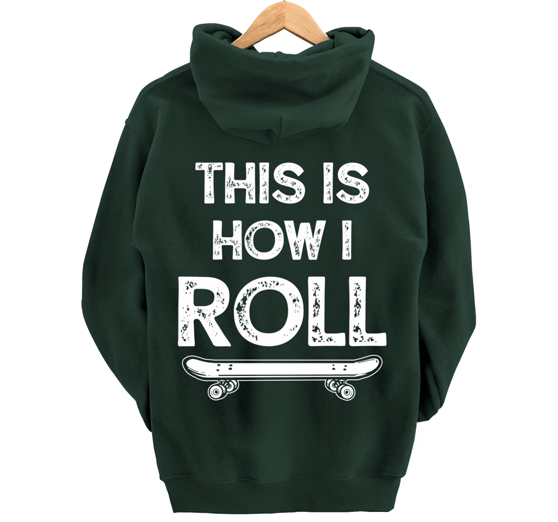 Skateboard Skateboarding Gift for Skateboarders Pullover Hoodie