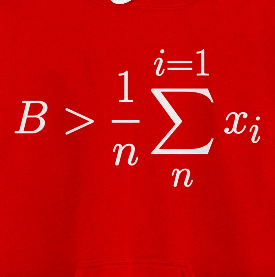 Be Greater Than Average - Arithmetic Mean Funny Math Pullover Hoodie