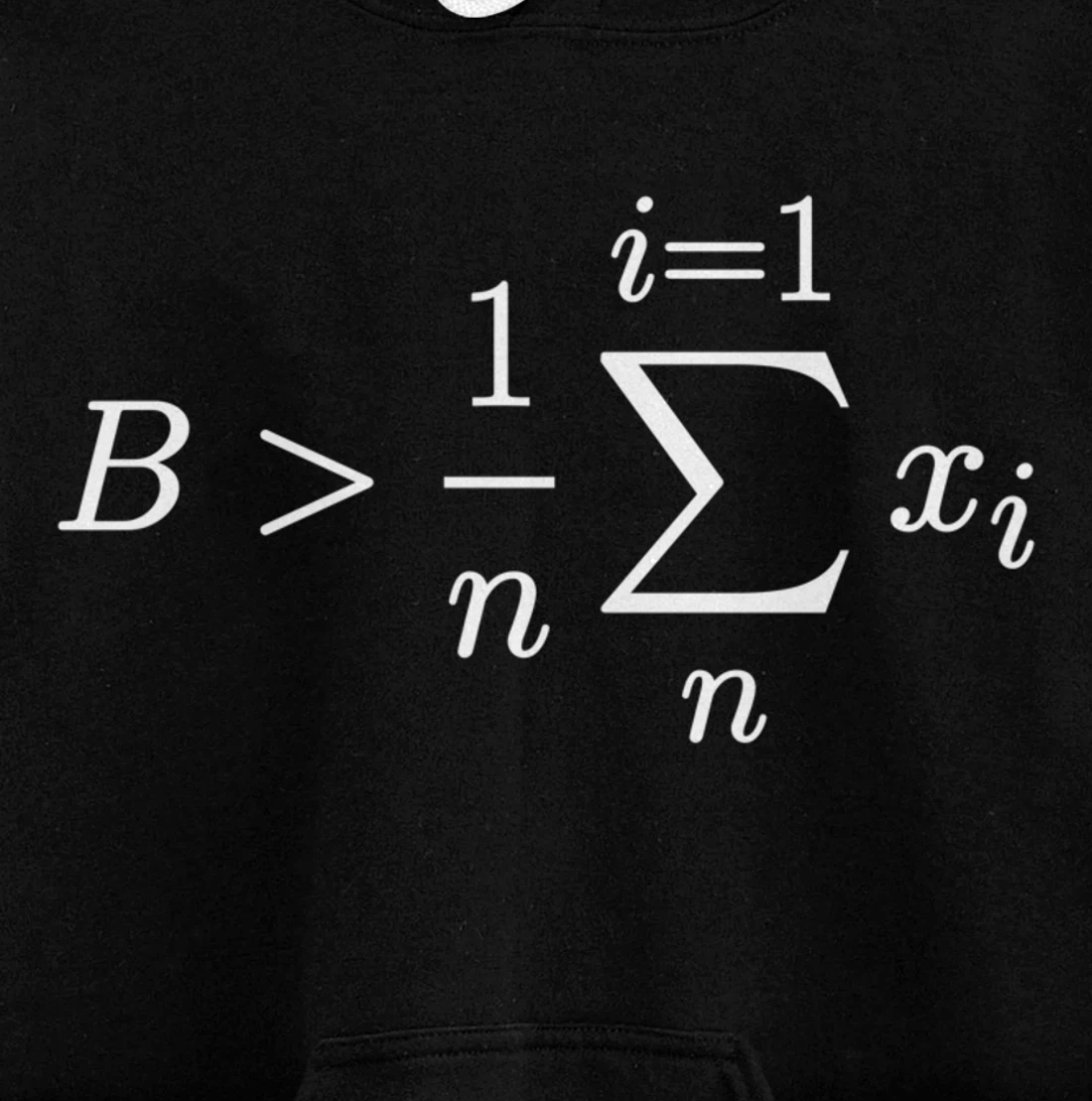 Be Greater Than Average - Arithmetic Mean Funny Math Pullover Hoodie