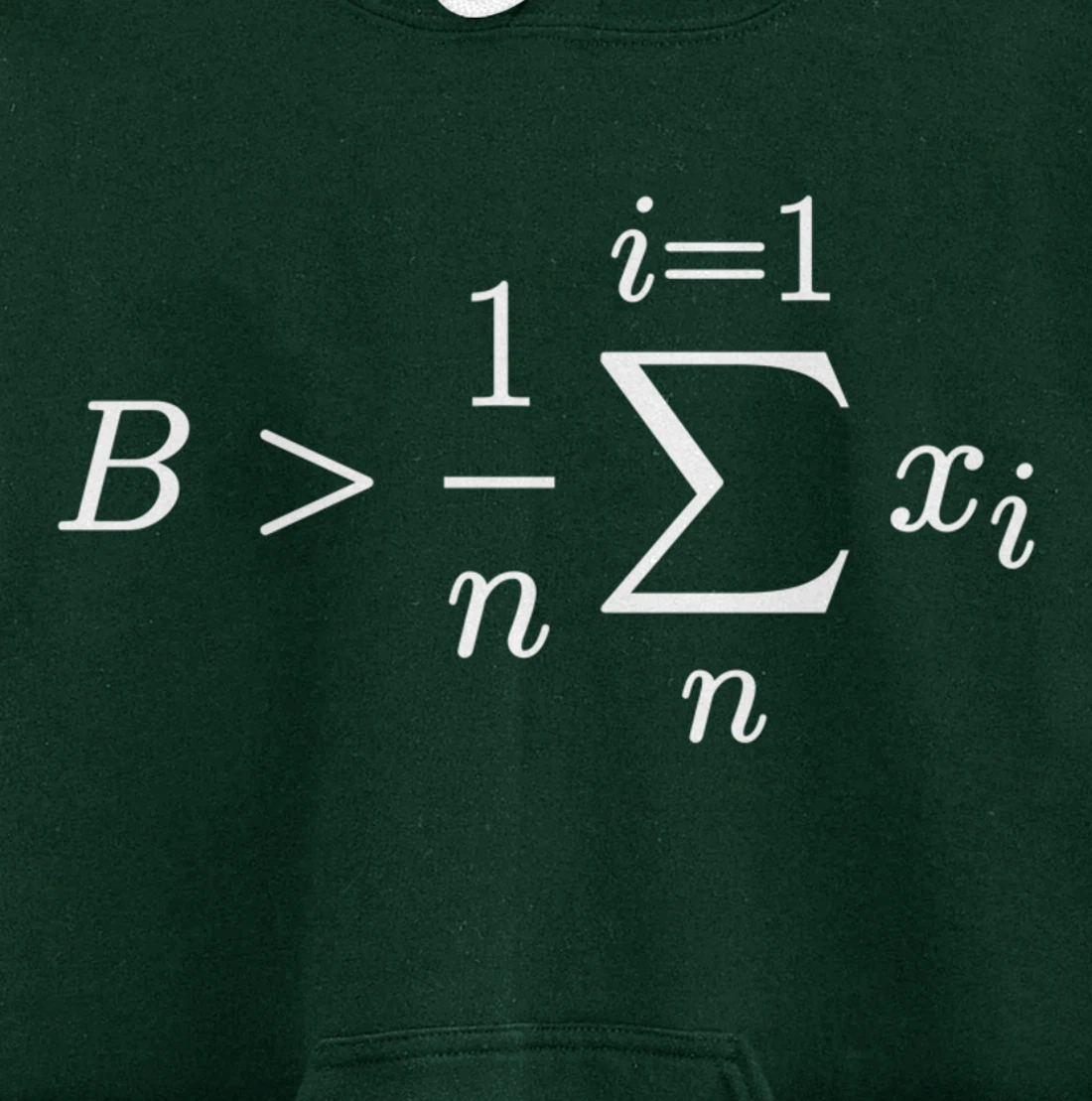 Be Greater Than Average - Arithmetic Mean Funny Math Pullover Hoodie