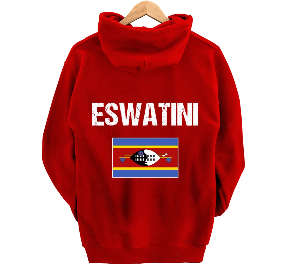 Swazi Pride Heritage Gifts Swaziland Eswatini Flag Pullover Hoodie