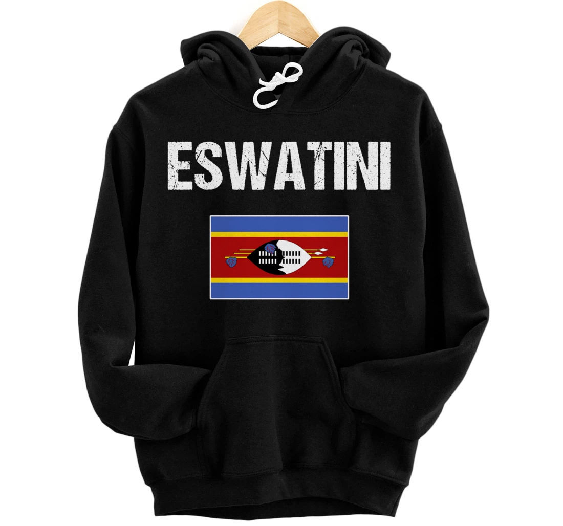 Swazi Pride Heritage Gifts Swaziland Eswatini Flag Pullover Hoodie