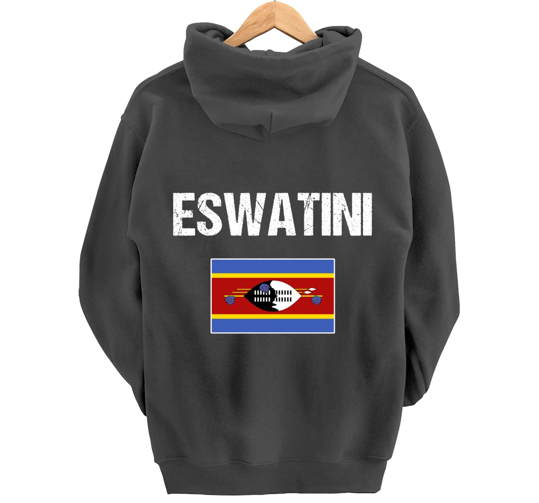 Swazi Pride Heritage Gifts Swaziland Eswatini Flag Pullover Hoodie