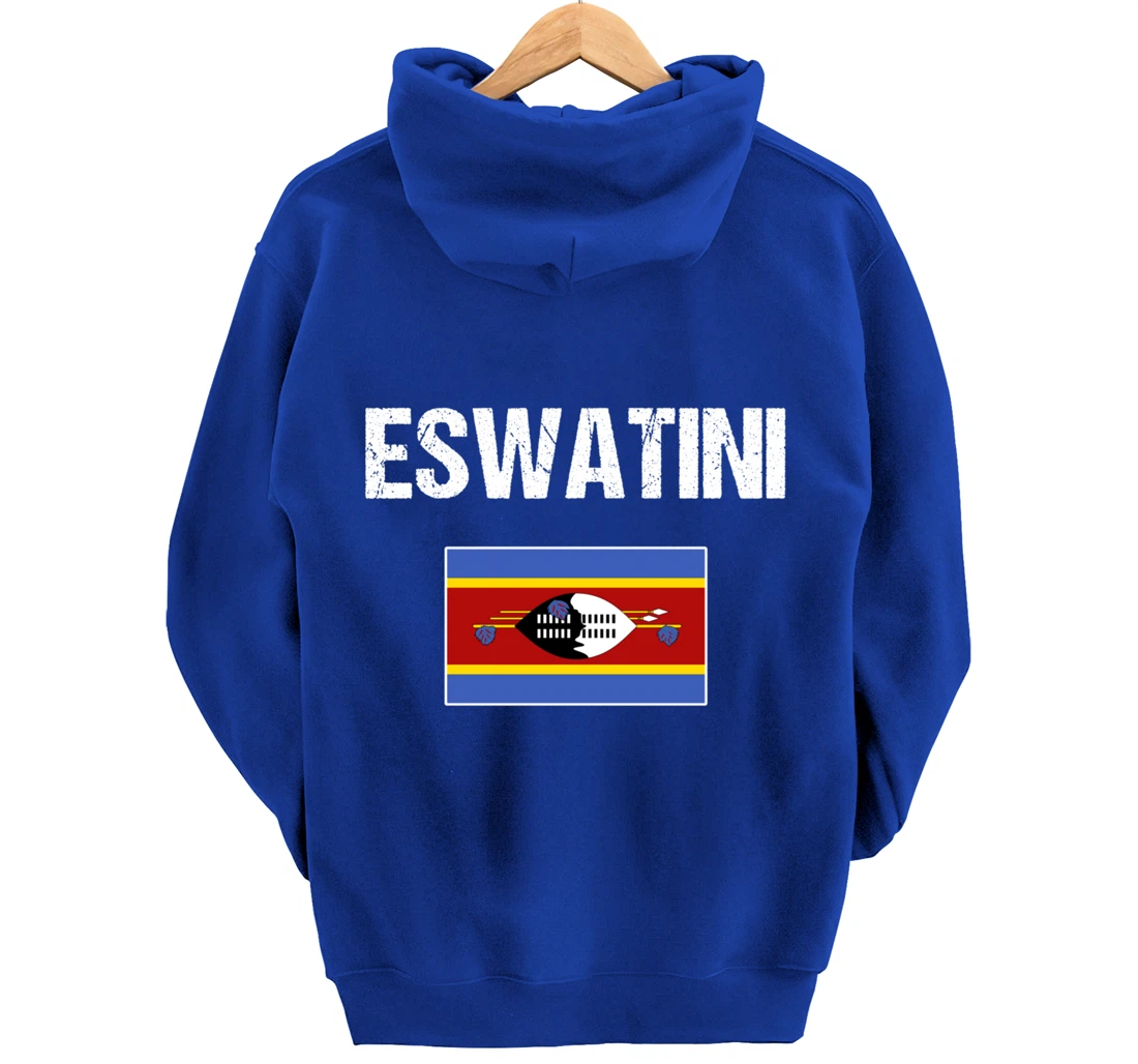 Swazi Pride Heritage Gifts Swaziland Eswatini Flag Pullover Hoodie