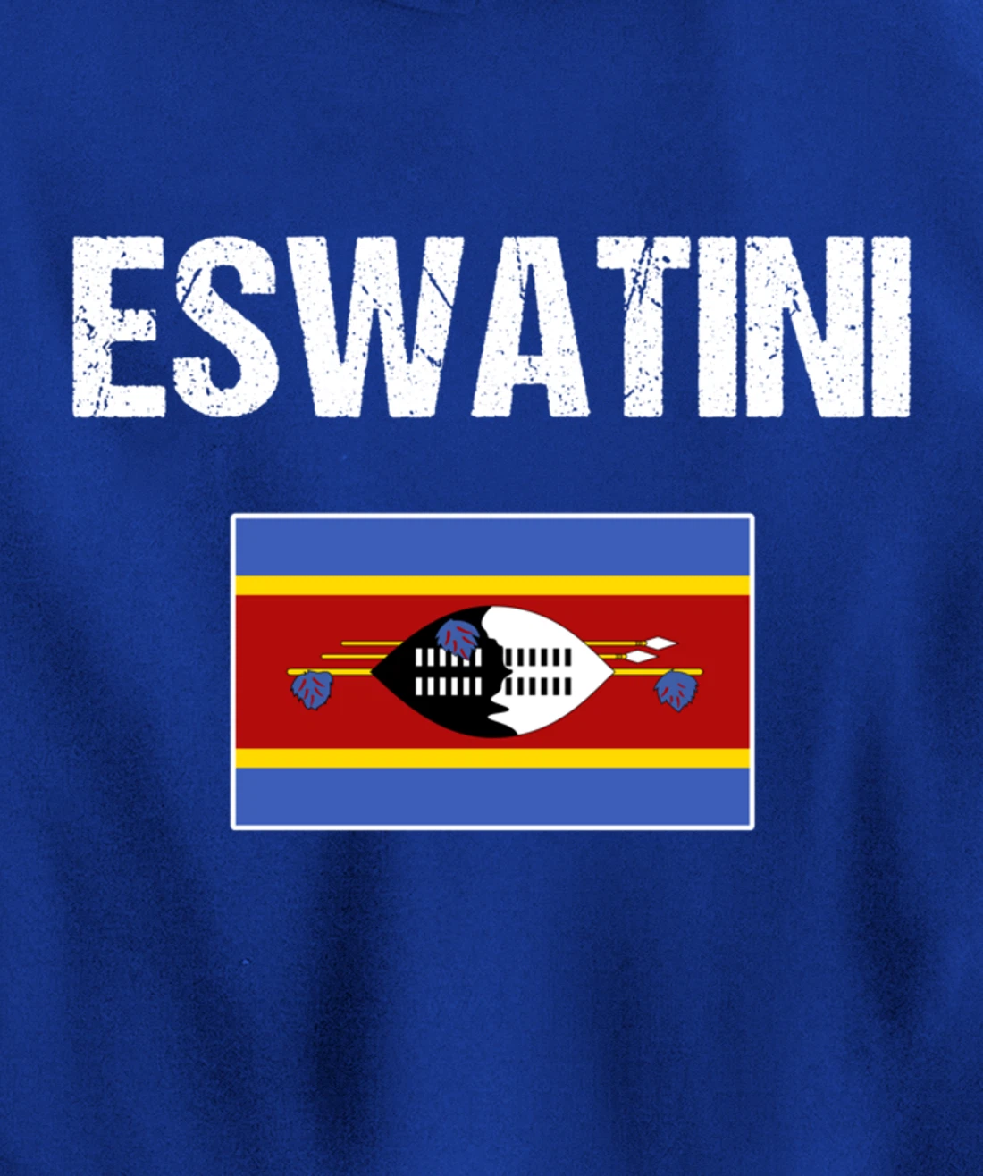 Swazi Pride Heritage Gifts Swaziland Eswatini Flag Pullover Hoodie