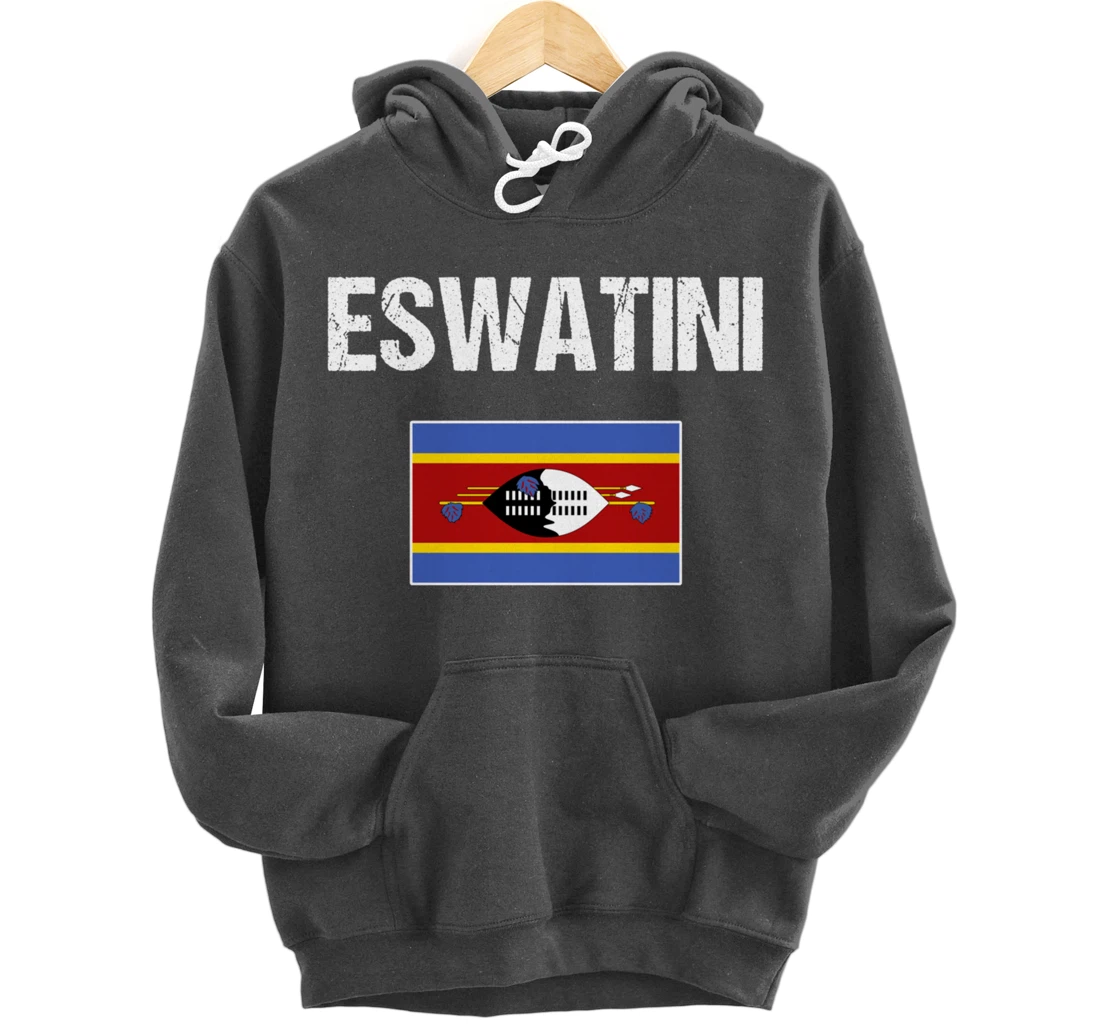 Swazi Pride Heritage Gifts Swaziland Eswatini Flag Pullover Hoodie