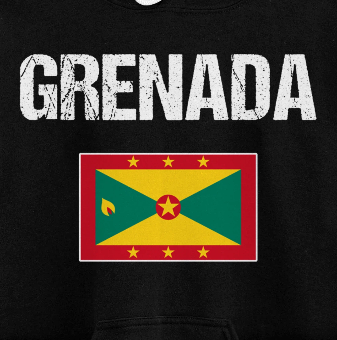 Grenadian Pride Caribbean Heritage Gifts | Grenada Flag Pullover Hoodie