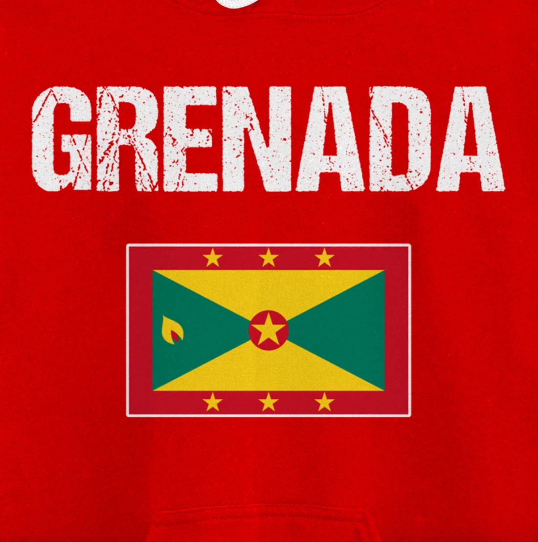 Grenadian Pride Caribbean Heritage Gifts | Grenada Flag Pullover Hoodie