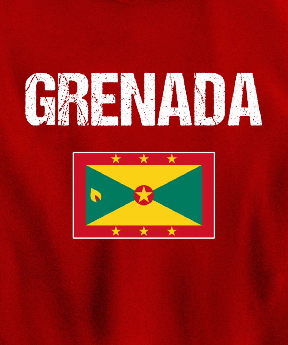 Grenadian Pride Caribbean Heritage Gifts | Grenada Flag Pullover Hoodie