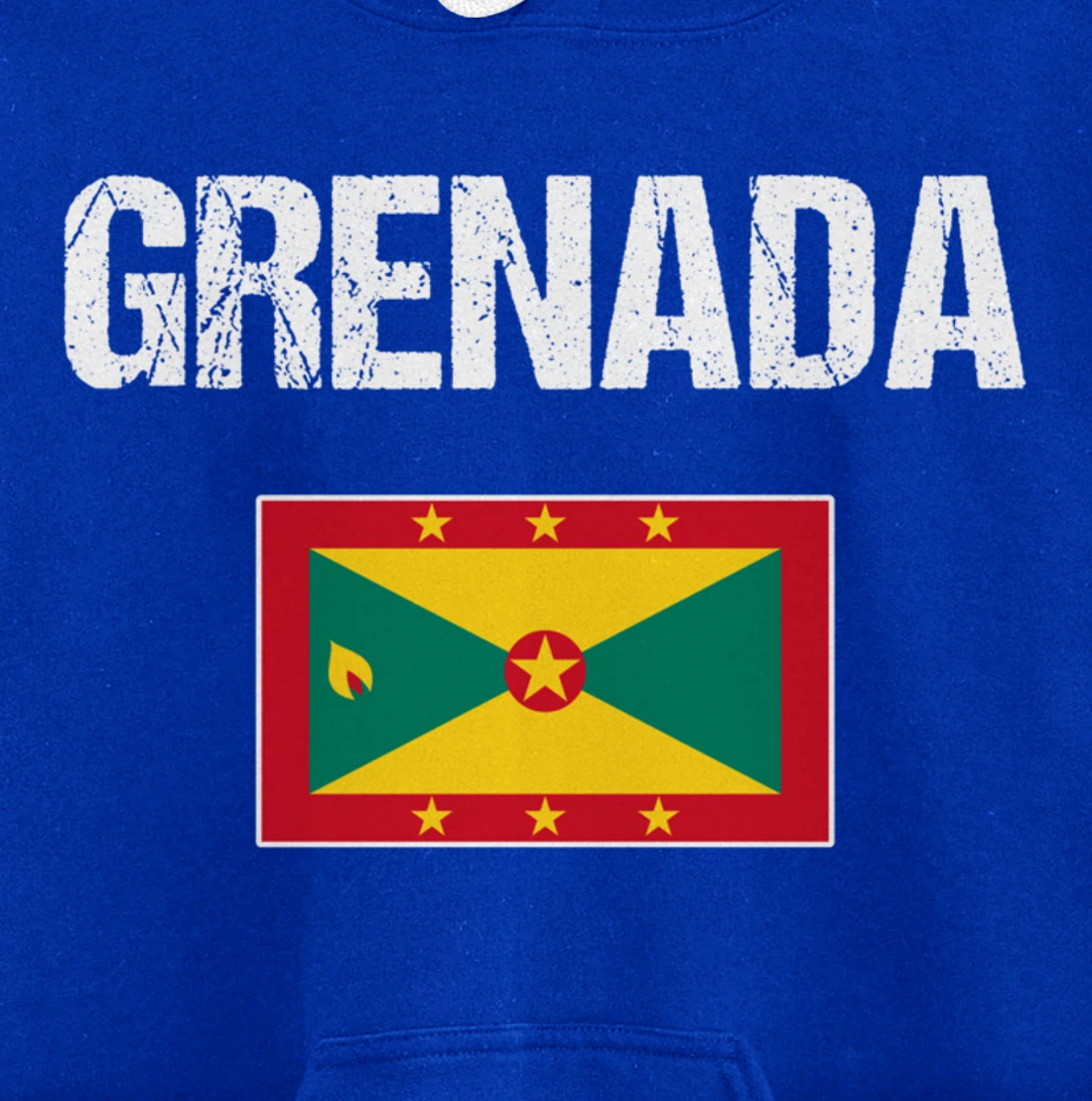 Grenadian Pride Caribbean Heritage Gifts | Grenada Flag Pullover Hoodie