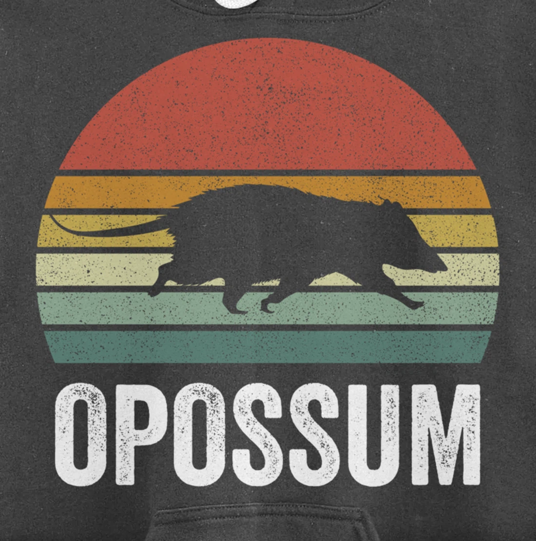 Retro Opossum Shirt Funny Animal Lover Gifts Vintage Pullover Hoodie