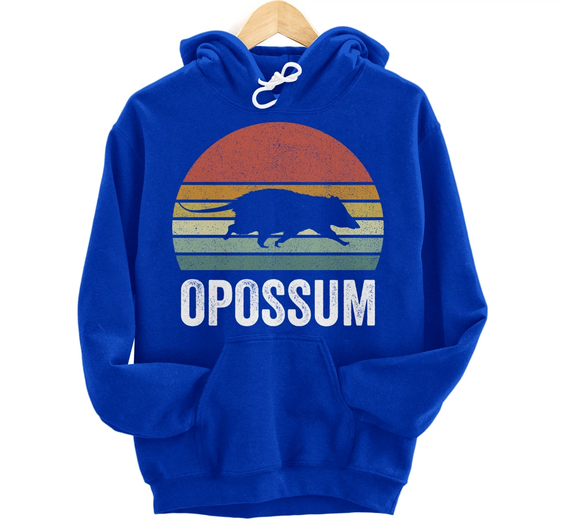 Retro Opossum Shirt Funny Animal Lover Gifts Vintage Pullover Hoodie