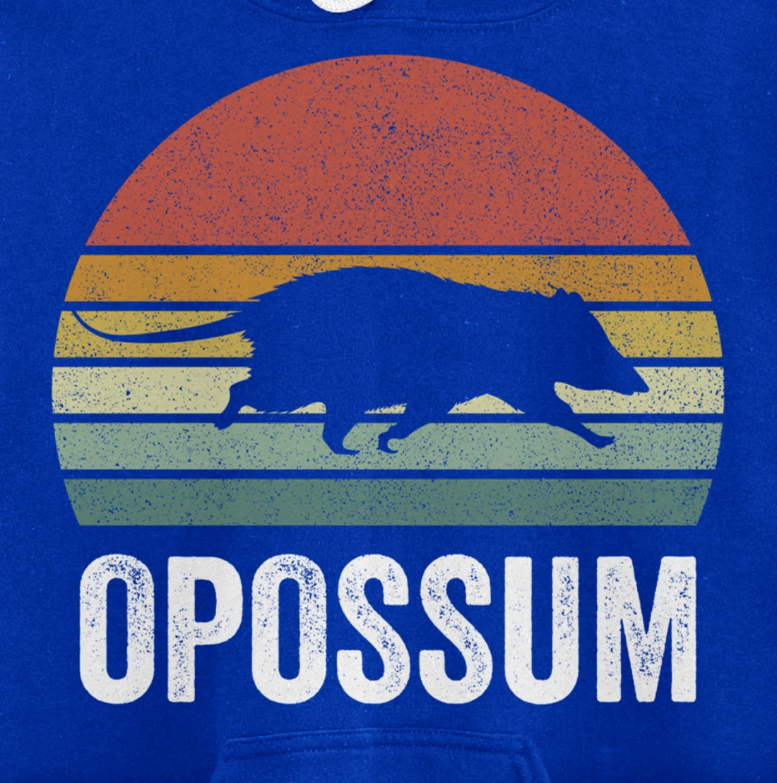 Retro Opossum Shirt Funny Animal Lover Gifts Vintage Pullover Hoodie
