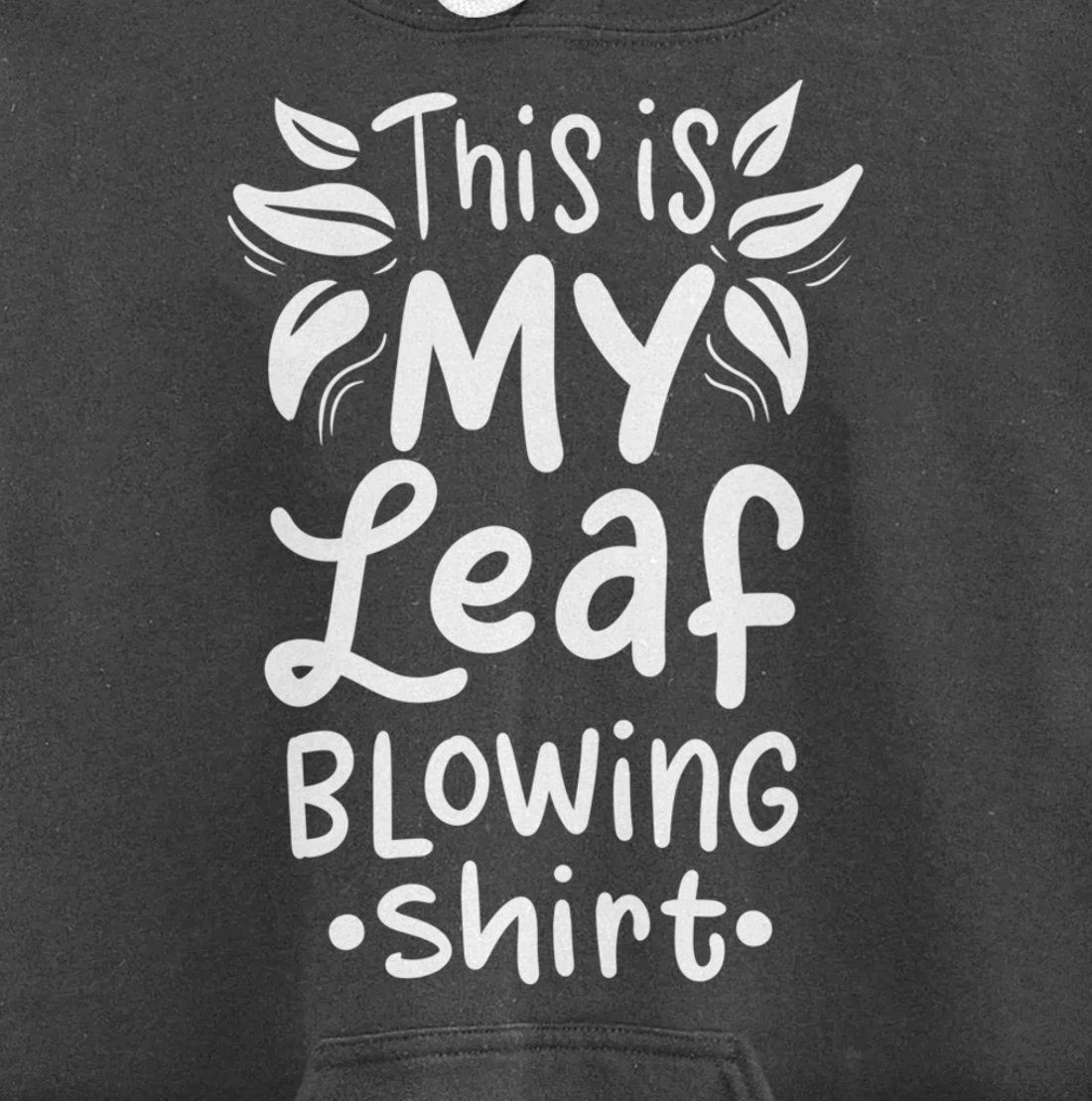 Leaf Blowing Gardening Garden Pullover Hoodie