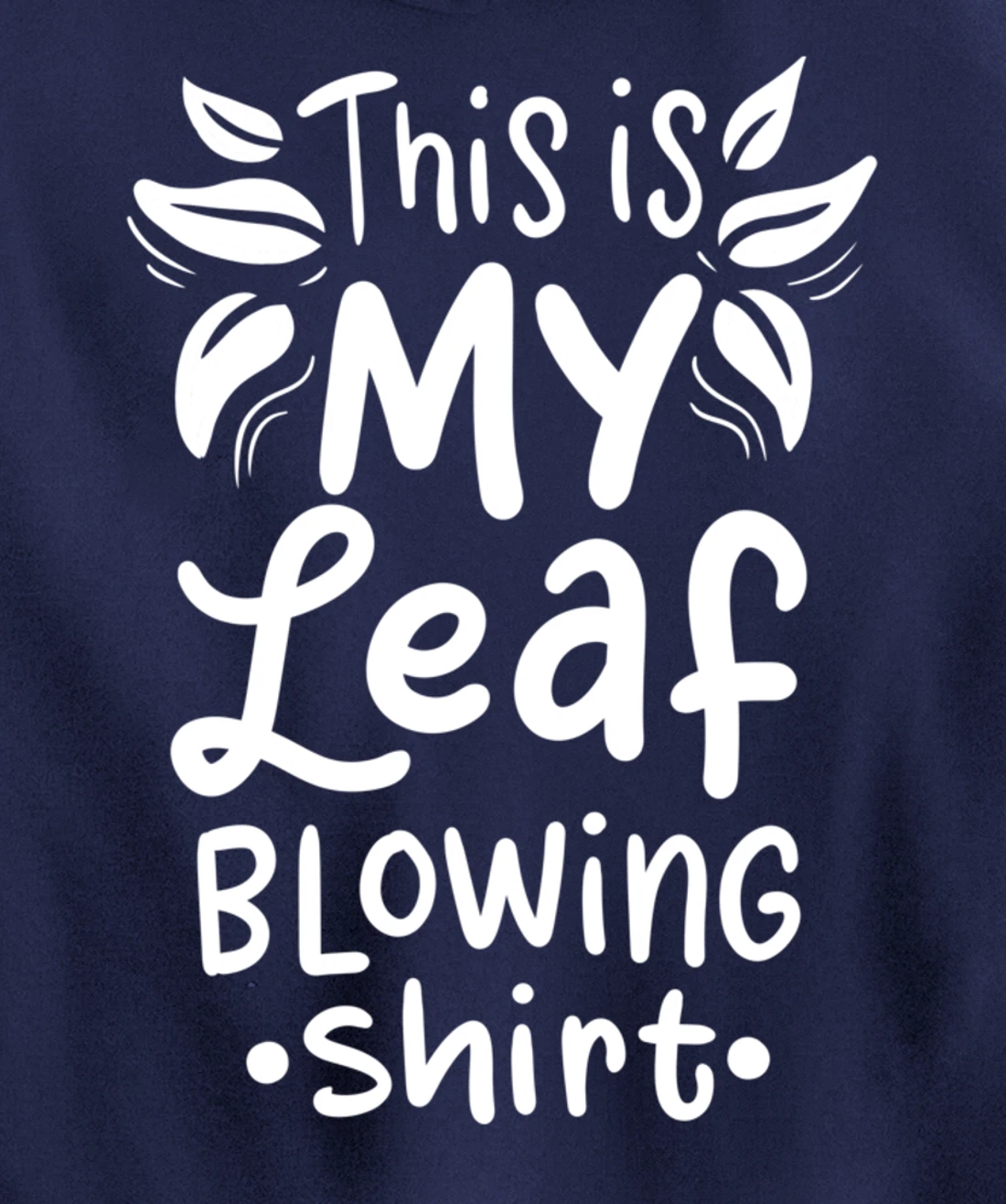 Leaf Blowing Gardening Garden Pullover Hoodie