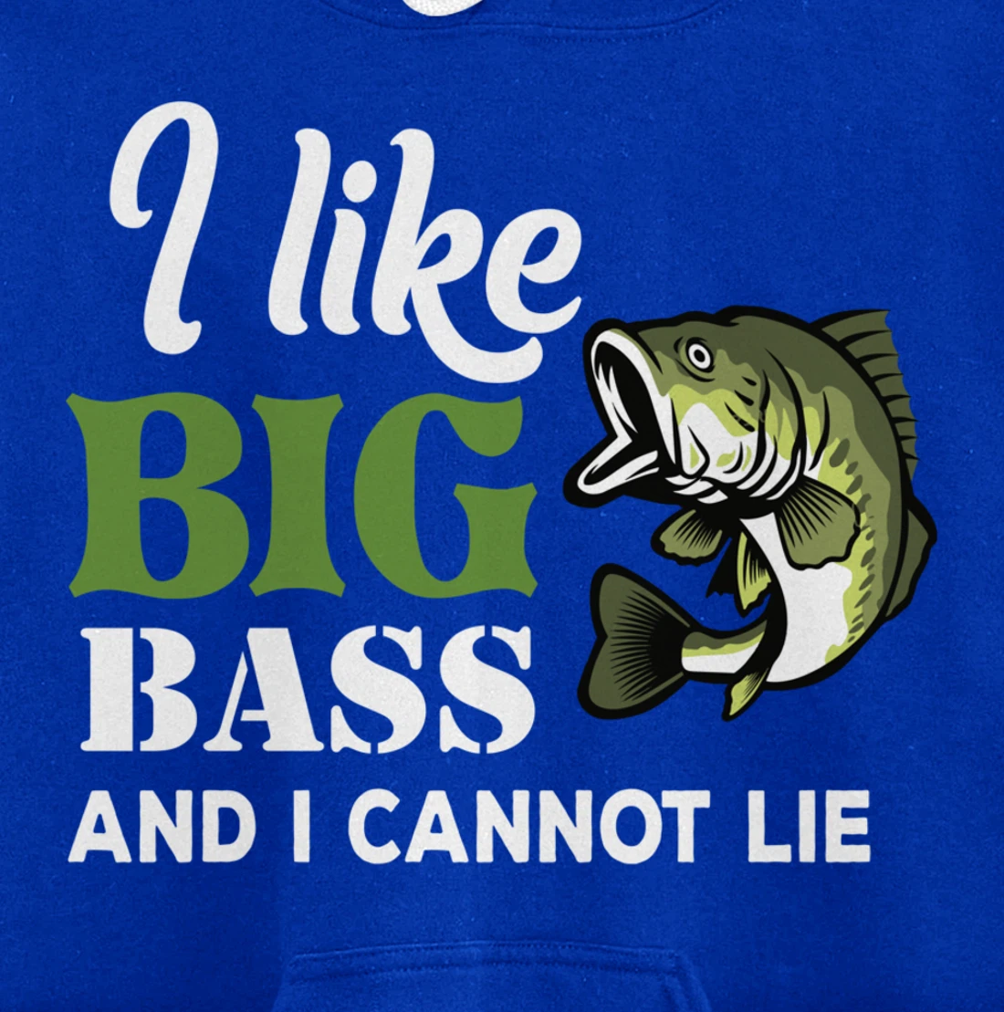 Bass Fisherman Gift Funny Fishing Saying Present Pullover Hoodie