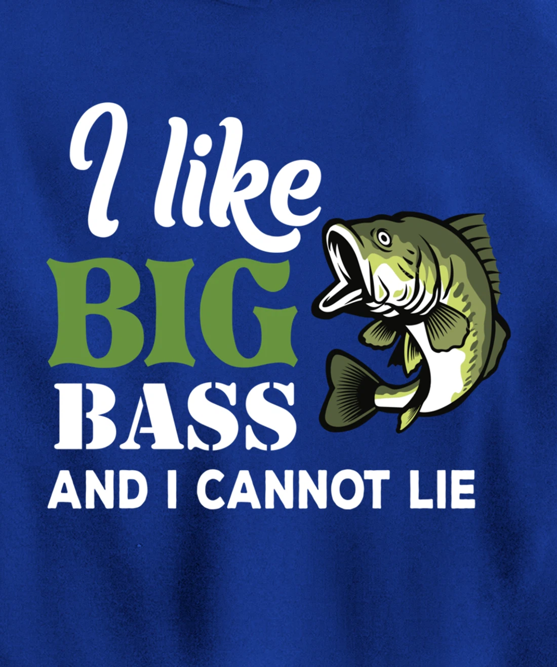 Bass Fisherman Gift Funny Fishing Saying Present Pullover Hoodie
