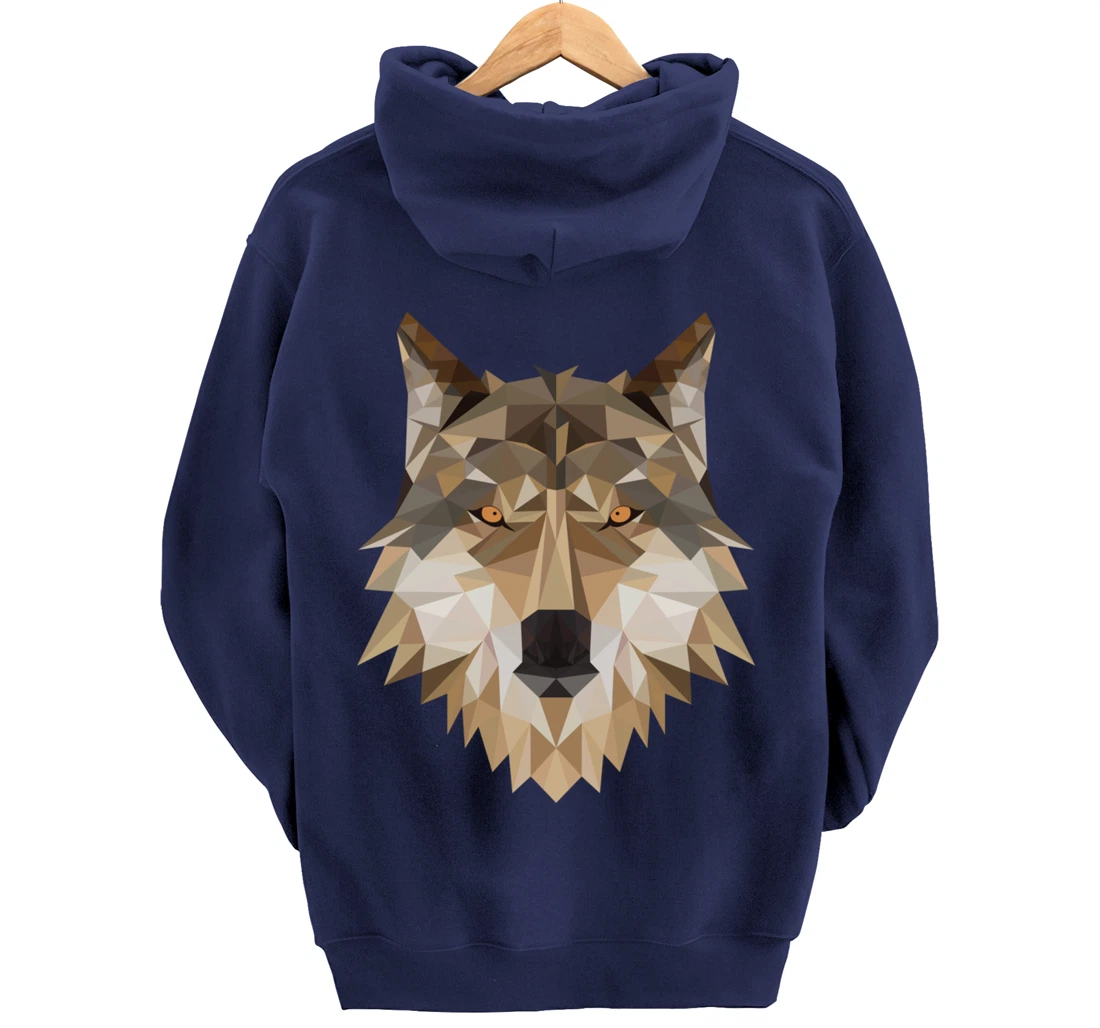 Wolf Gift Wolves Design For Girls Boys Teens Women Men Pullover Hoodie
