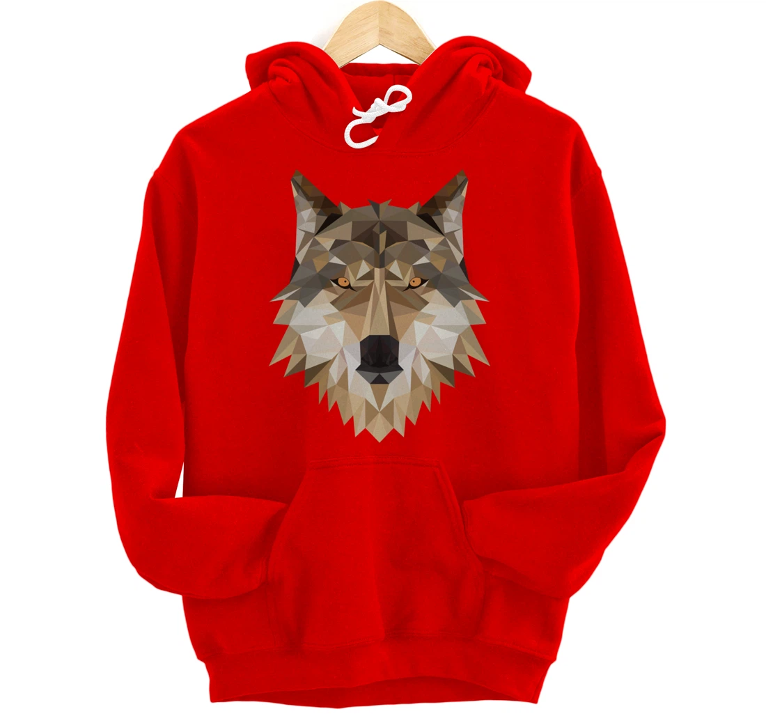 Wolf Gift Wolves Design For Girls Boys Teens Women Men Pullover Hoodie