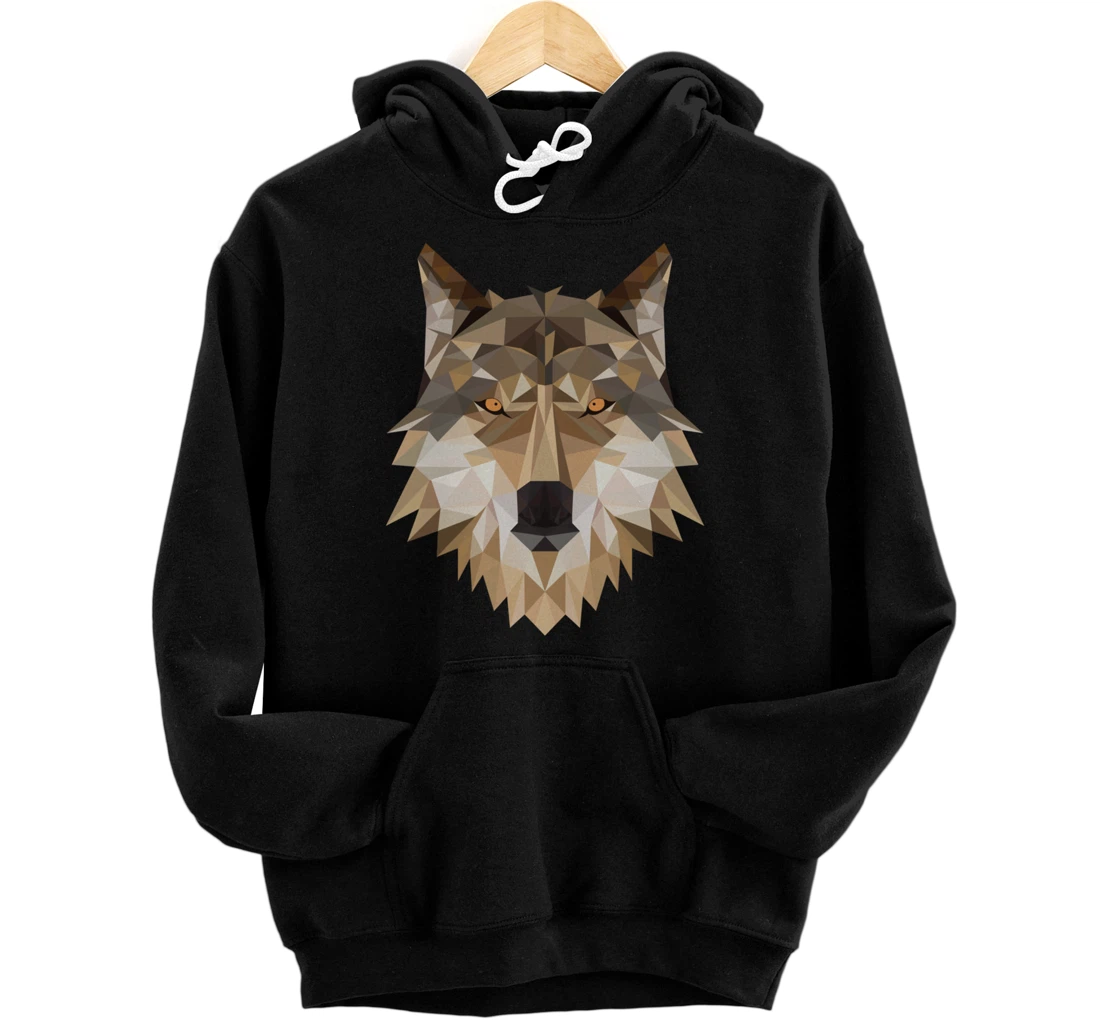 Wolf Gift Wolves Design For Girls Boys Teens Women Men Pullover Hoodie